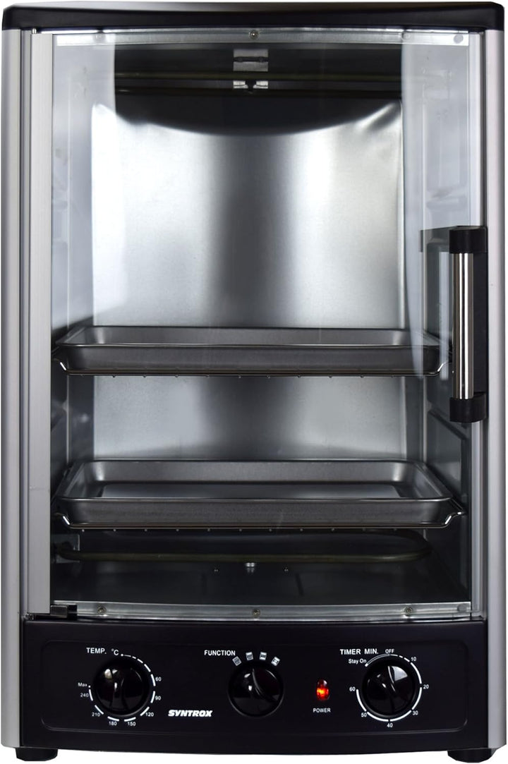 Syntrox Germany 52 Liter Dönergrill Gänsebräter Entenbräter Putenbräter Hähnchengrill Backofen Rotis