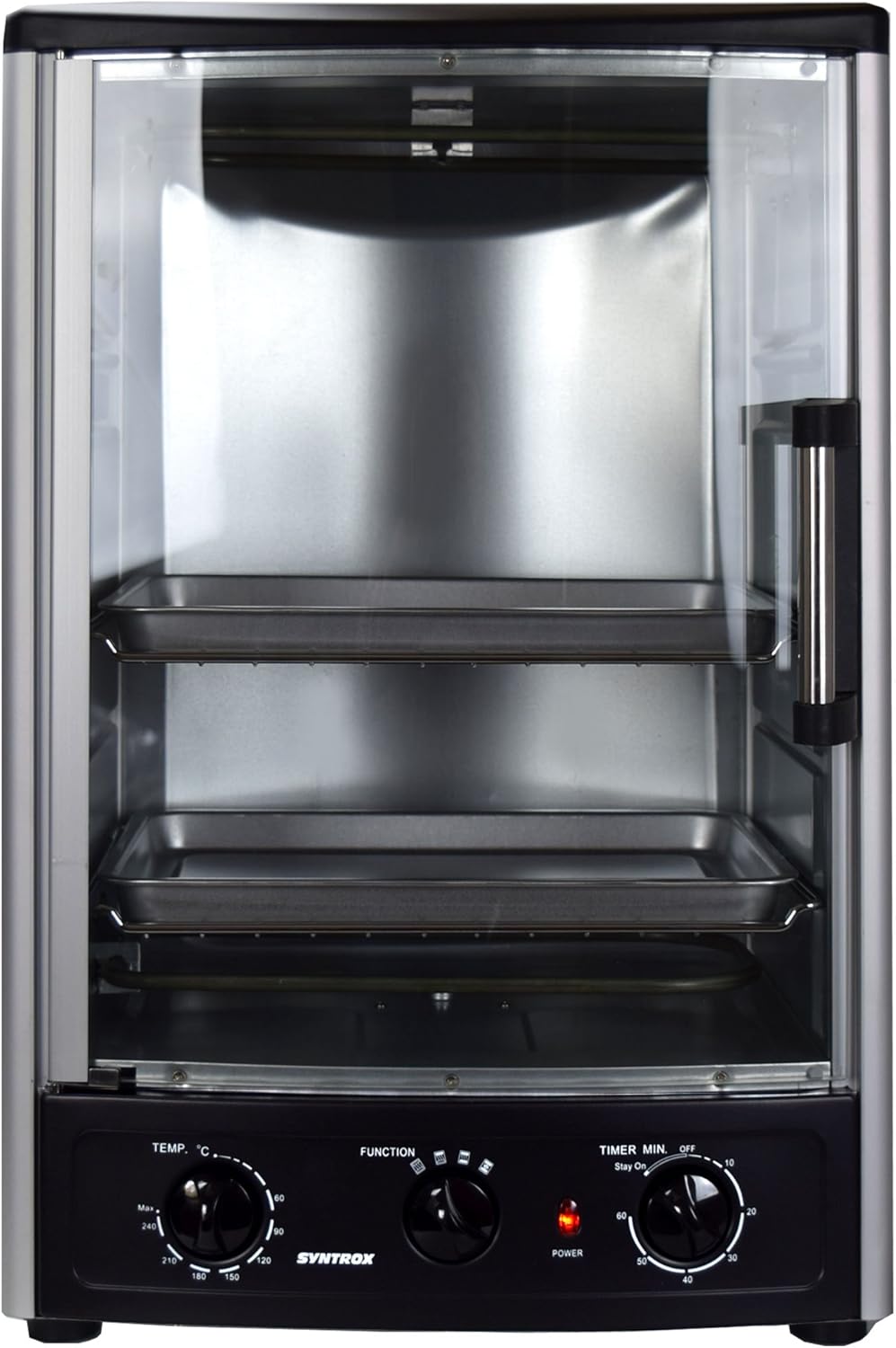 Syntrox Germany 52 Liter Dönergrill Gänsebräter Entenbräter Putenbräter Hähnchengrill Backofen Rotis