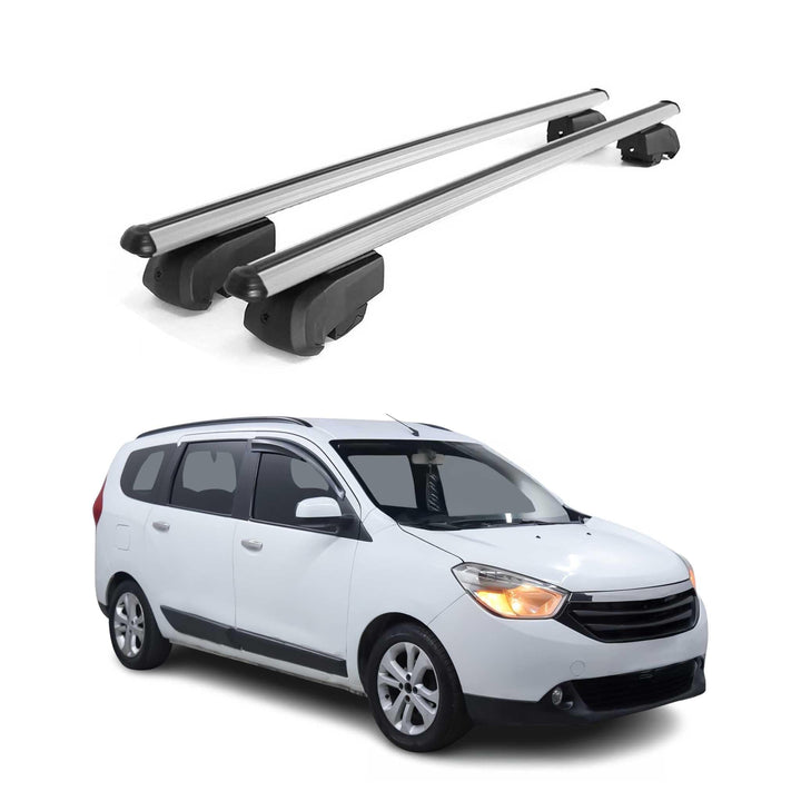 OMAC Aluminium Dachträger Querträger für Dacia Lodgy 2012-2022 – City Crash – ISO/PAS 11154:2006 – A