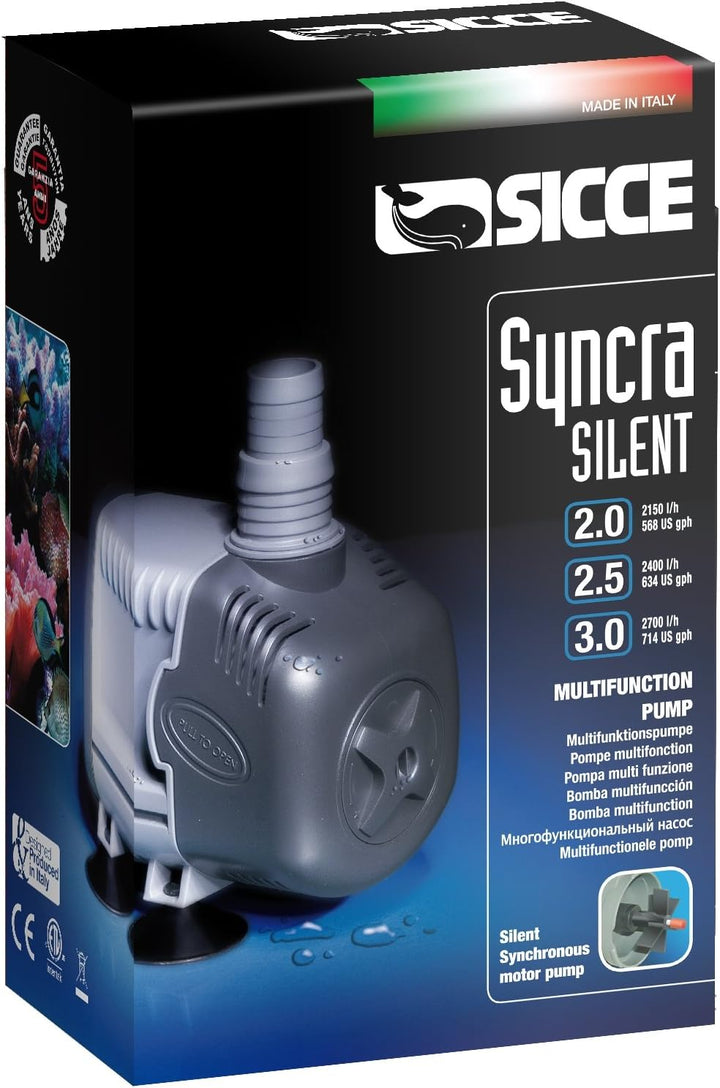 Sicce 995839 Aquarien Universalpumpe Syncra 2.5 2400 Liter/h 40 Watt