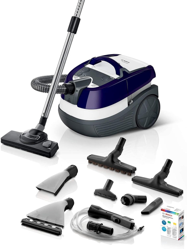Bosch BWD41740 Waschsauger, 2.5 L, Aqua Wash&Clean, 5 Liter Wassertank, 6 Meter Kabel, 1700 W