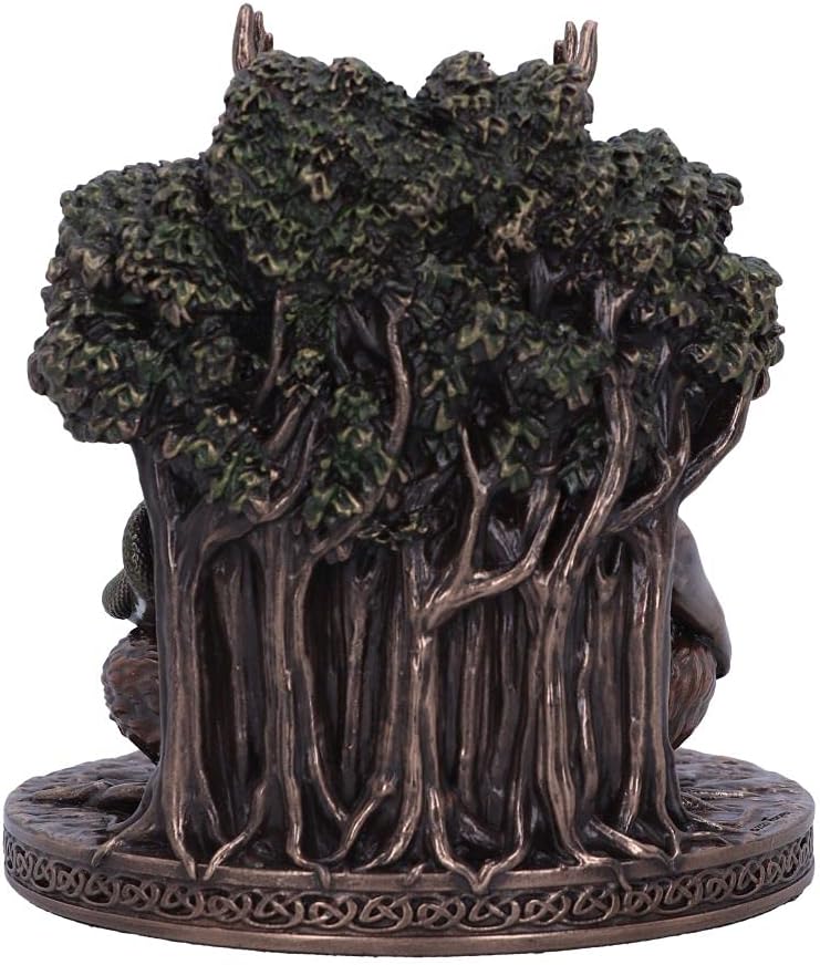Nemesis Now Cernunnos Teelichthalter, 13,5 cm, bronzefarben