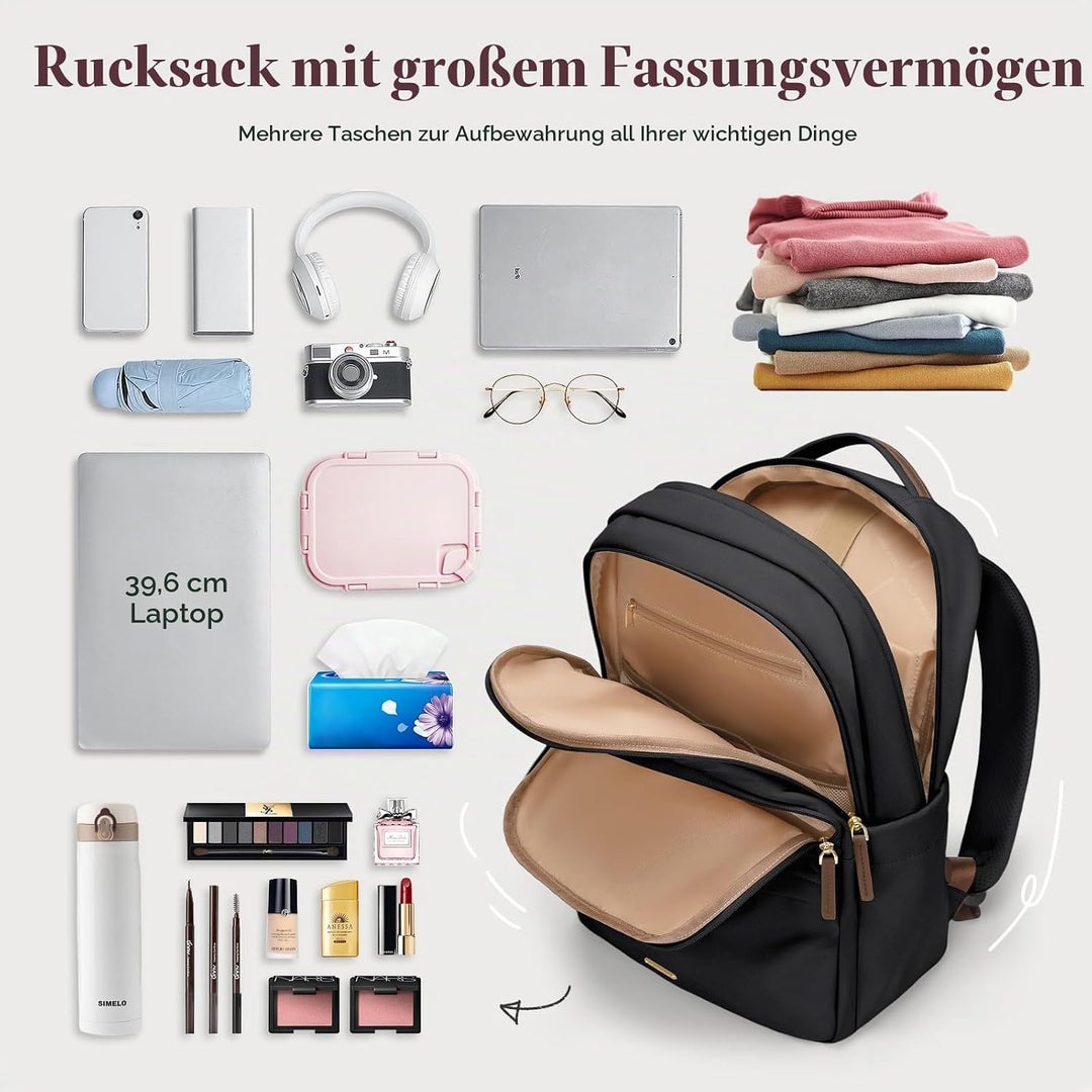 GOLF SUPAGS Multifunktional Handgepäck Rucksack, Schulrucksack Teenager, Rucksack Damen für Schule,