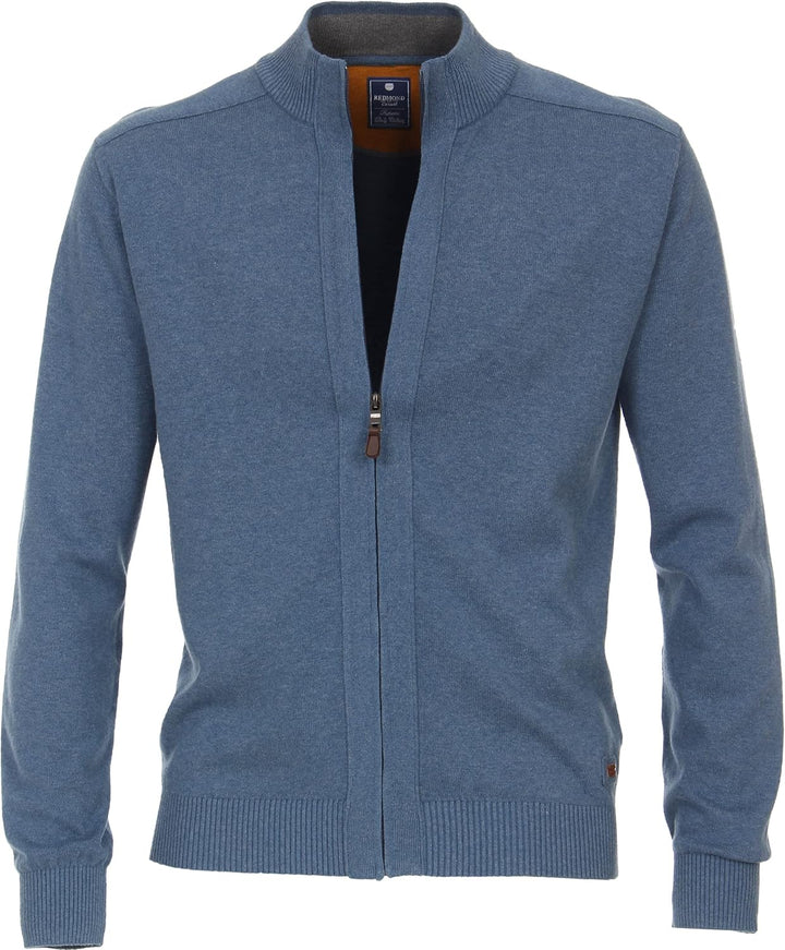 Redmond Strickjacke Uni S 79 Grau, S 79 Grau