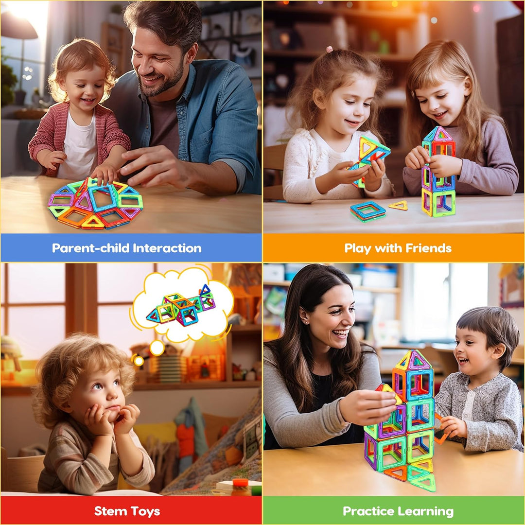 Pincush Magnetische Bausteine Teile, Magnetspielzeug Magneten Kinder Magnet Montessori Spielzeug Mag