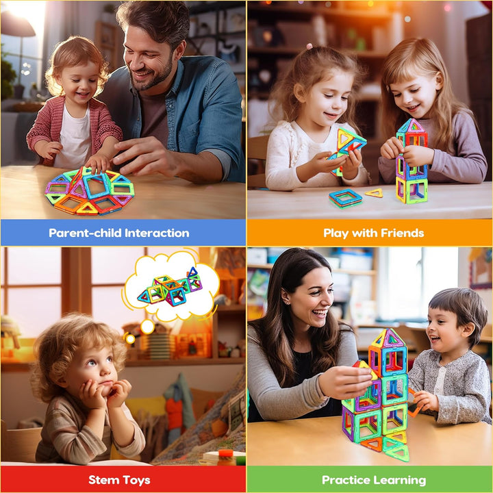 Pincush Magnetische Bausteine Teile, Magnetspielzeug Magneten Kinder Magnet Montessori Spielzeug Mag