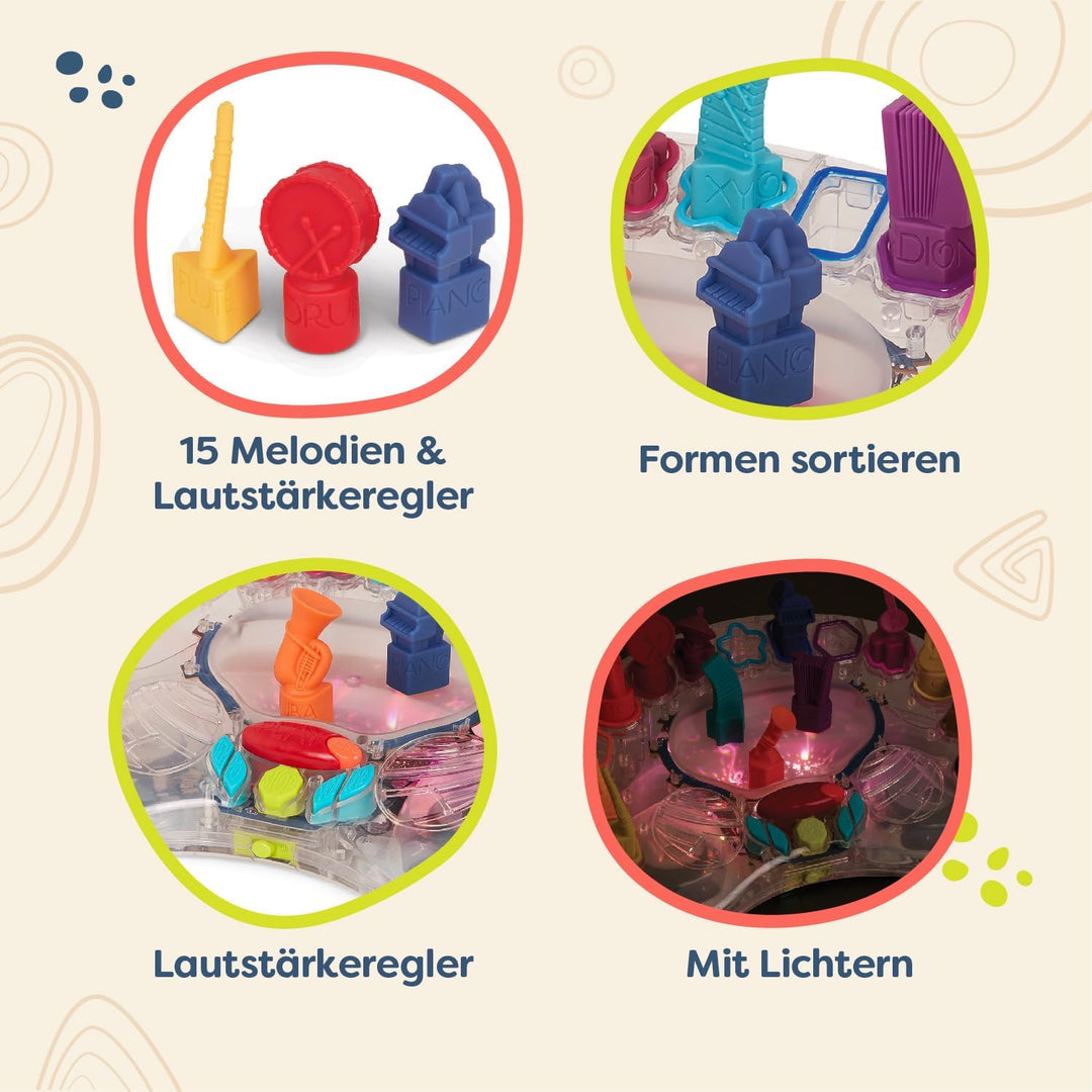 B. toys – B. Symphony Musical Orchestra für Kinder – 13 Musikinstrumente für Klassische Musik für Ba