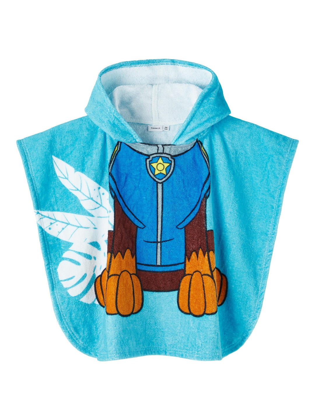 name it Men's NMMMOLTE PAWPATROL Towel CPLG Poncho, Bachelor Button, ONE Size