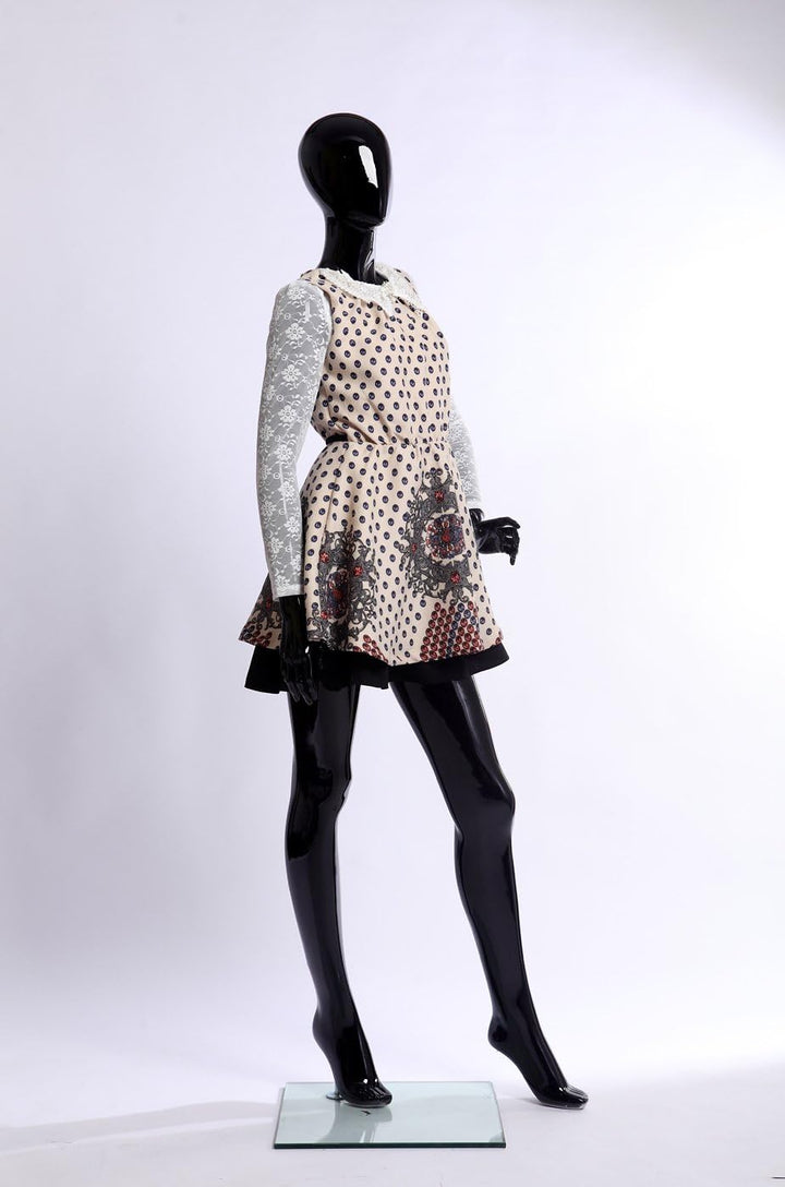 Euroton K4698-H schöne schwarz lackierte Schaufensterpuppe Glanz