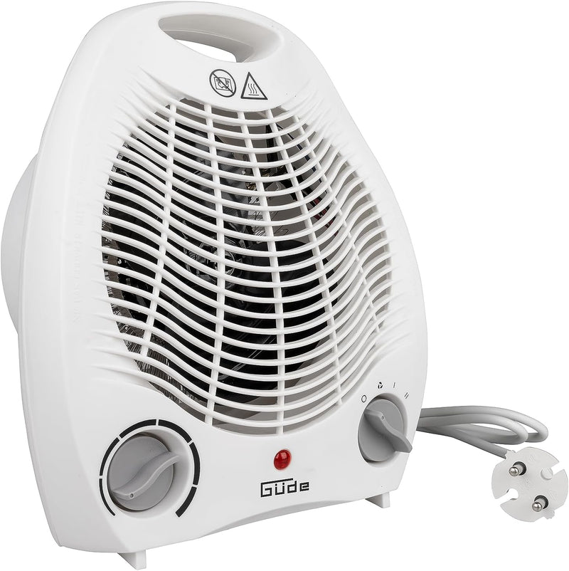 Güde 85175 Heizlüfter GH 2000 (2000 W Heizleistung, 2 Stufen (1000/2000 W), Ventilatorfunktion, Gebl