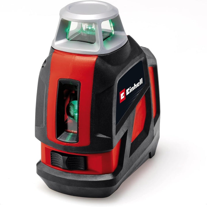 Einhell Kreuzlinienlaser TE-LL 360 G (selbstnivellierend, horizontale/vertikale grüne Laserlinien, d