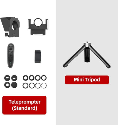 AMBITFUL Teleprompter Kit Portable Inscriber Handy Teleprompter Artefakt Video mit Fernbedienung für