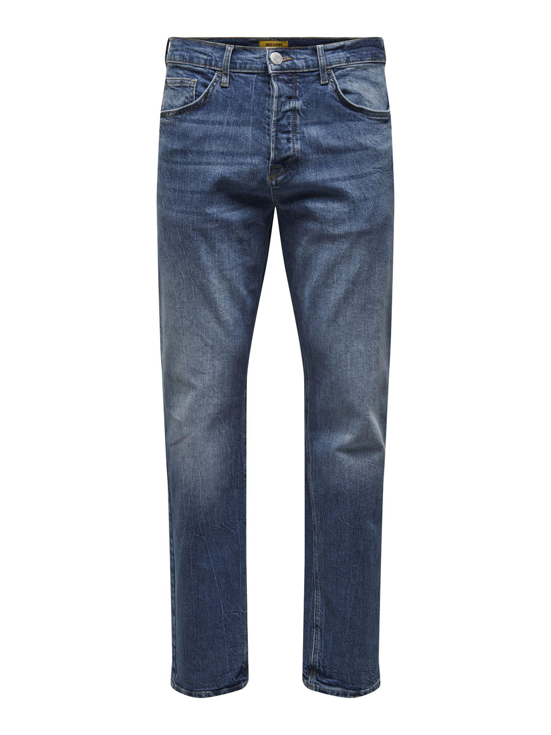 ONLY & SONS Herren Jeans ONSAVI Comfort 4934 - Relaxed Fit - Light Blue Denim 29W / 32L Dark Medium