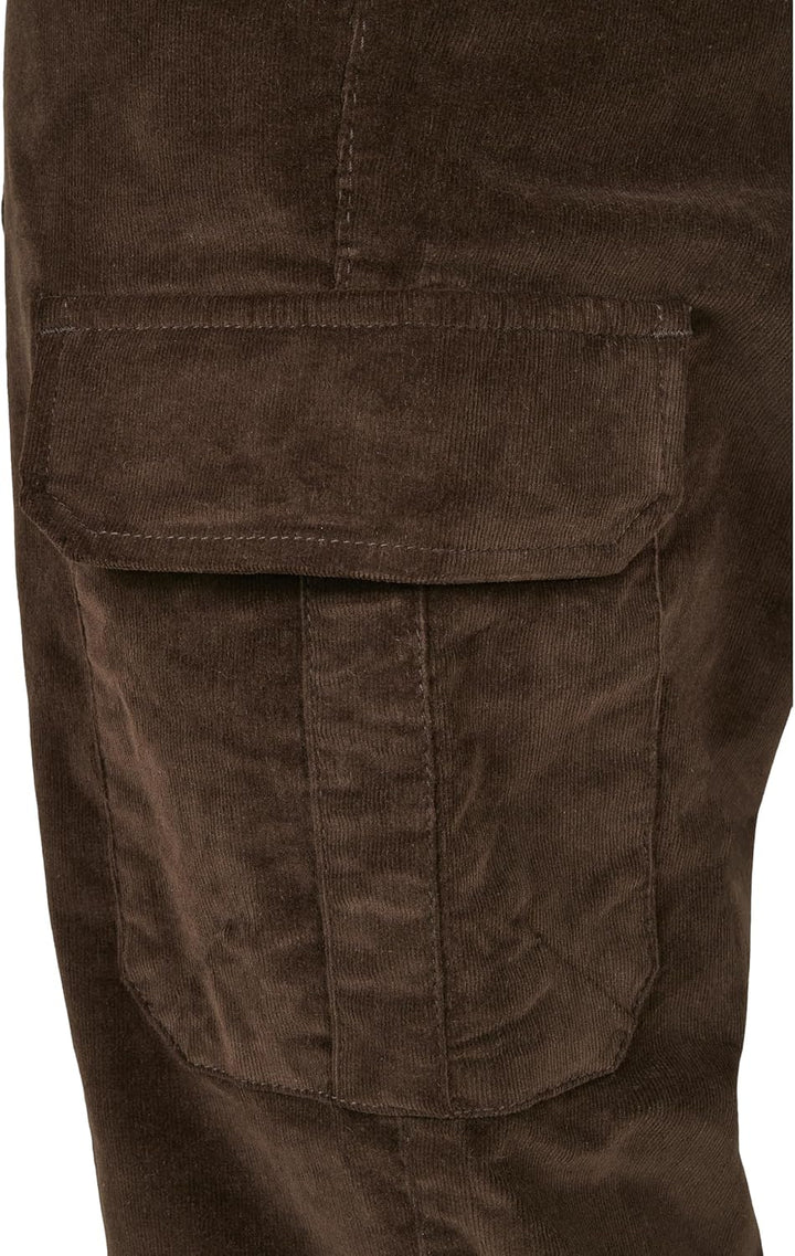 Urban Classics Herren Corduroy Cargo Jogging Pants Hose M Darkolive, M Darkolive