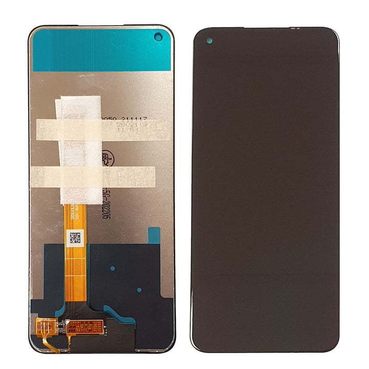 Smartex® Display LCD kompatibel mit Oppo A74 5G (CPH2197 - CPH2263) Schwarz, A74 5G