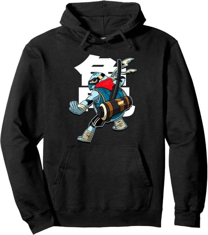 Samurai Ninja Kämpfer Krieger Comic Schildkröte Pullover Hoodie