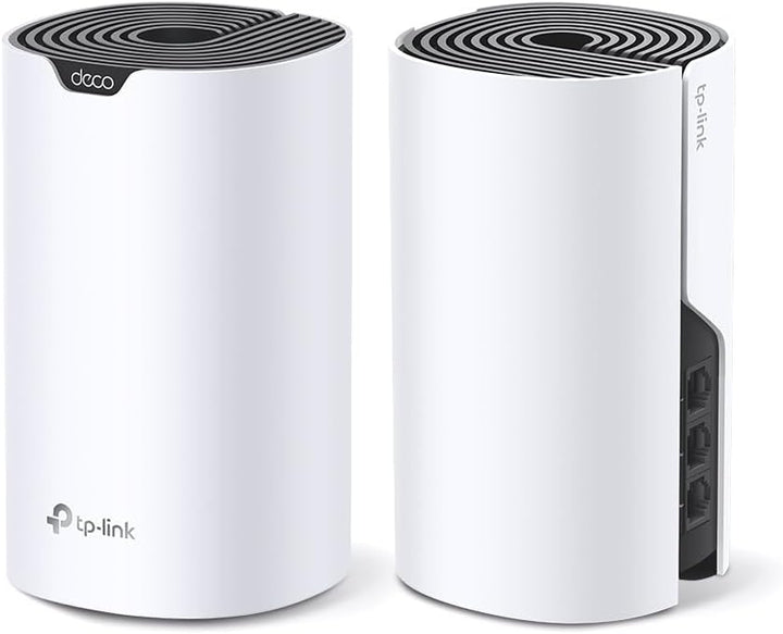 TP-Link Deco S1900 Mesh WLAN Set (2er Pack), AC1900 Dual Band Router &amp; Repeater, 3X Gigabit Ports fü