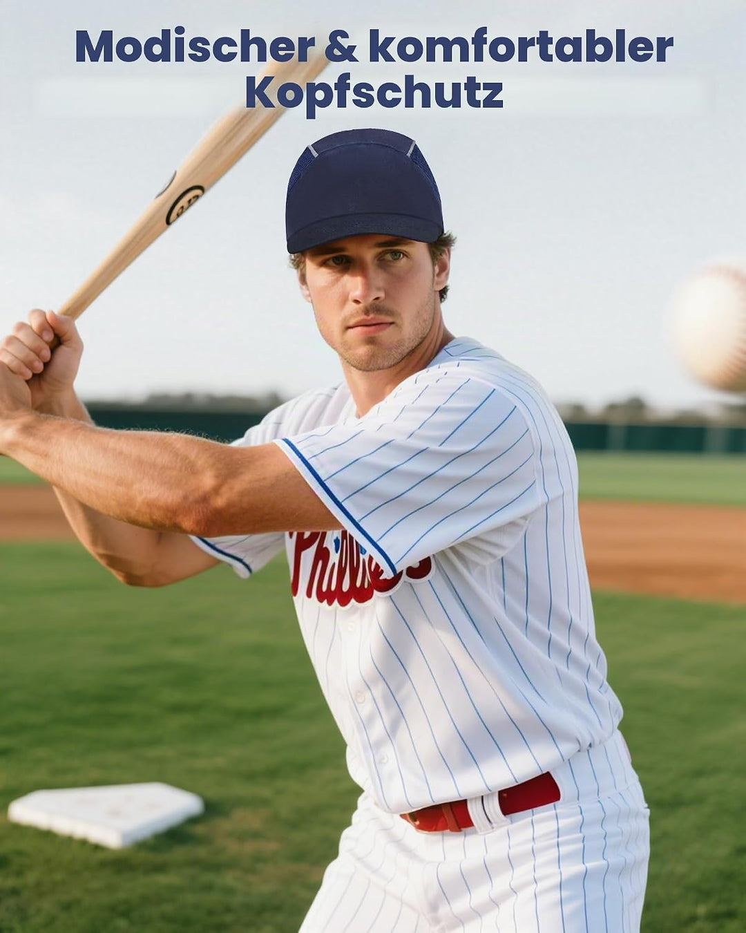 HOLULO 2 Pack Anstosskappe Sicherheitsmütze Baseball-Stil Sicherheitskappe Schutzkappe Anti-Schock A