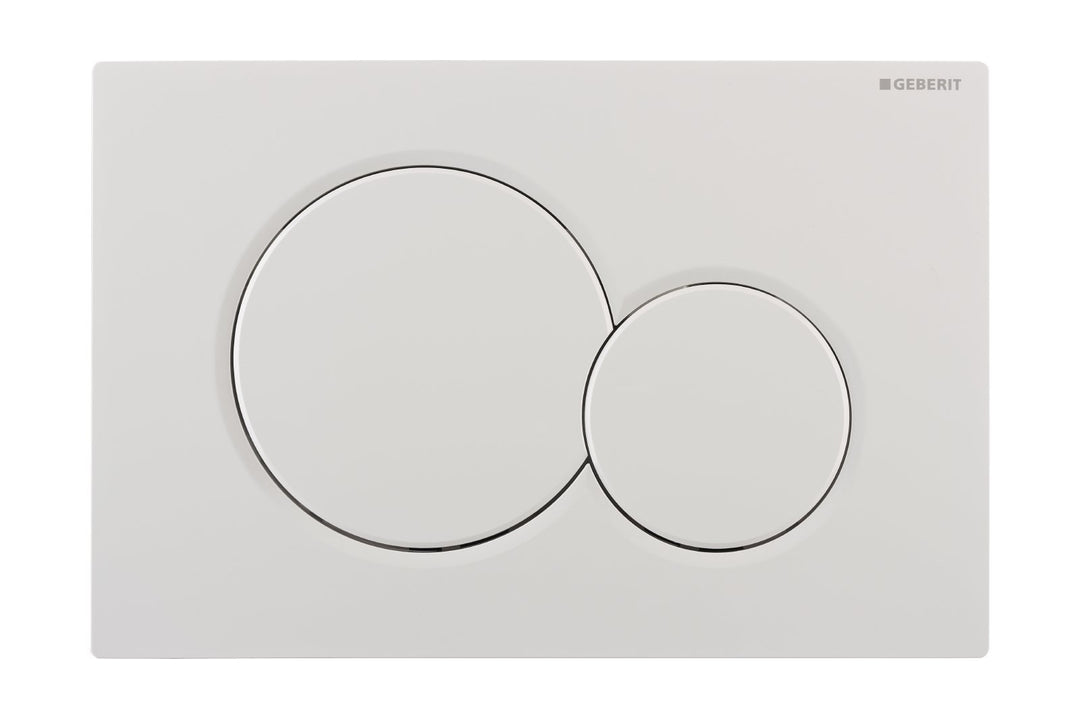 Geberit 115770115 Bet-Platte Sigma01 Betätigungsplatte 115.770.115, weiss, 1 Stück, Weiss