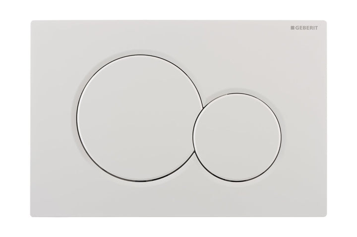 Geberit 115770115 Bet-Platte Sigma01 Betätigungsplatte 115.770.115, weiss, 1 Stück, Weiss