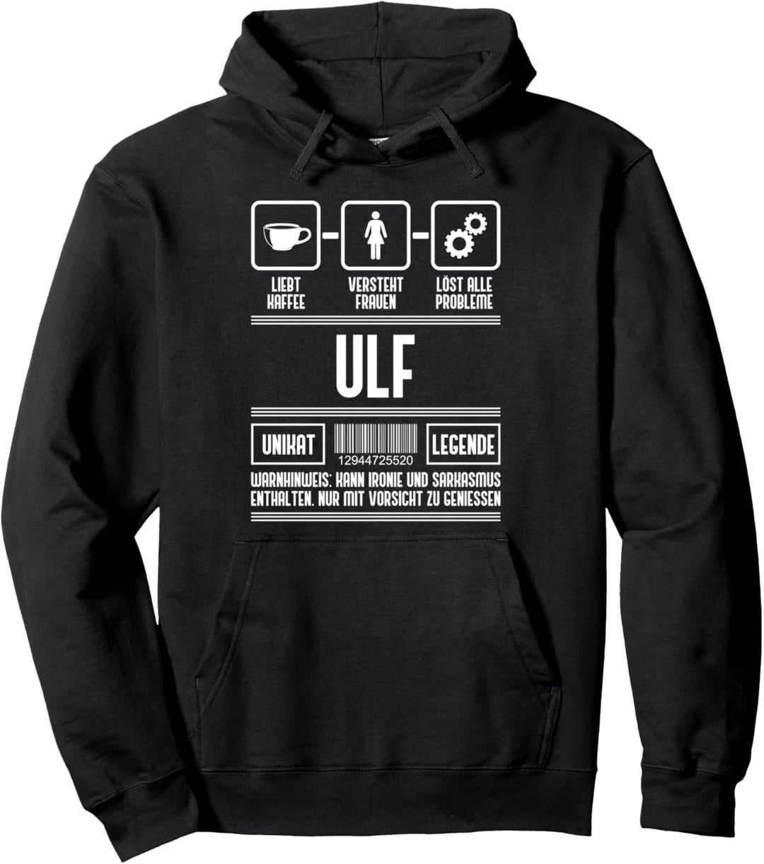 Ulf Name Vorname Ulf Spruch Pullover Hoodie