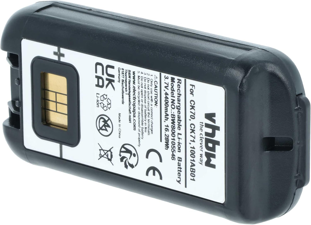 vhbw 2X Akku Ersatz für Intermec 318-046-001, 1001AB02, 318-046-011, 1001AB01 für Mobilcomputer PDA