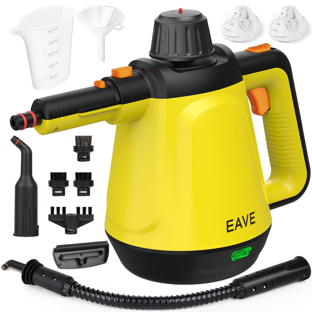 Multifunktionaler Dampfreiniger, Hand Dampfreiniger, 1200 W Handdampfer zum Reinigen mit 450 ml Wass