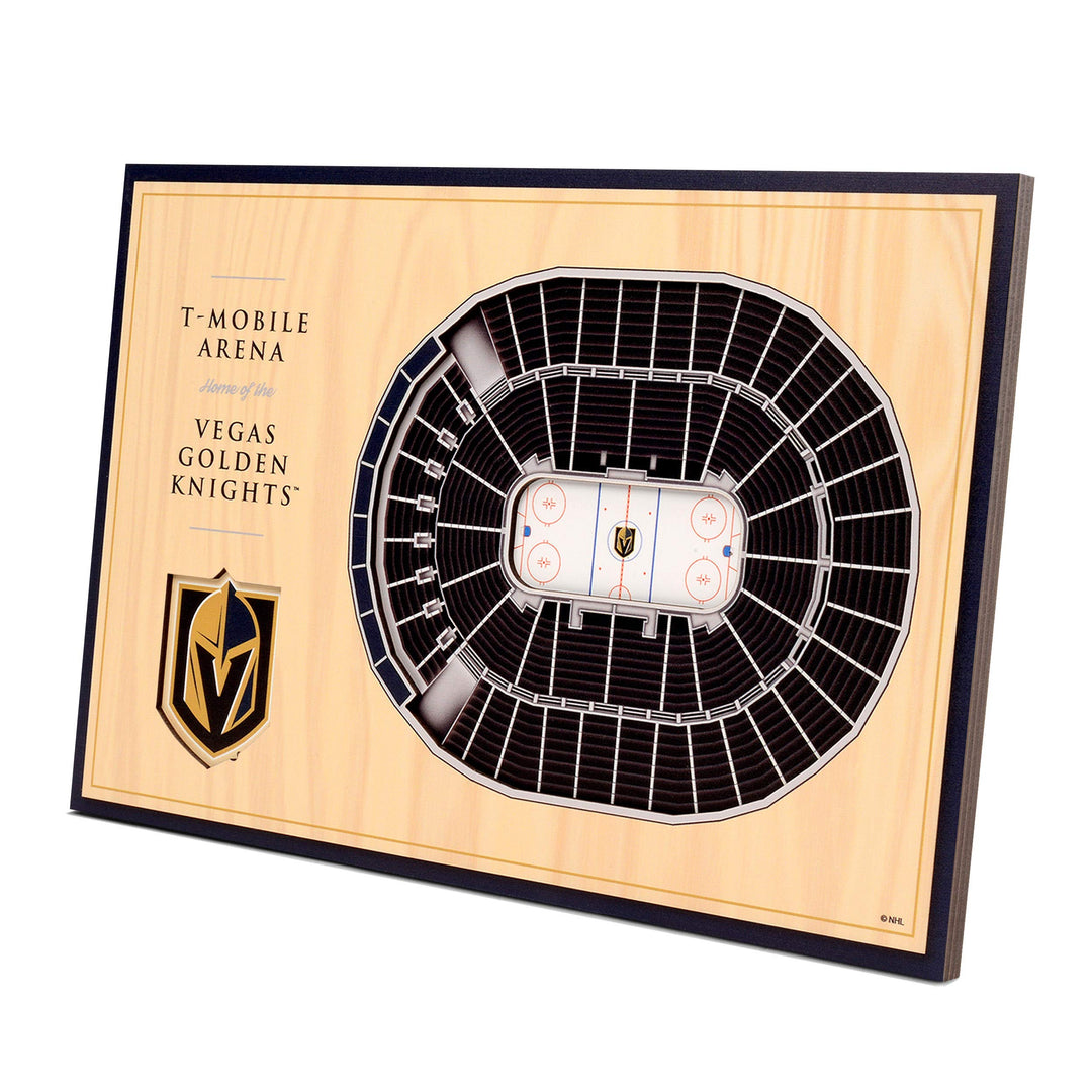 YouTheFan NHL Boston Bruins 30,5 x 20,3 cm 3D TD Garten Stadion View Display Vegas Golden Knights De