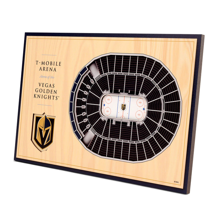 YouTheFan NHL Boston Bruins 30,5 x 20,3 cm 3D TD Garten Stadion View Display Vegas Golden Knights De