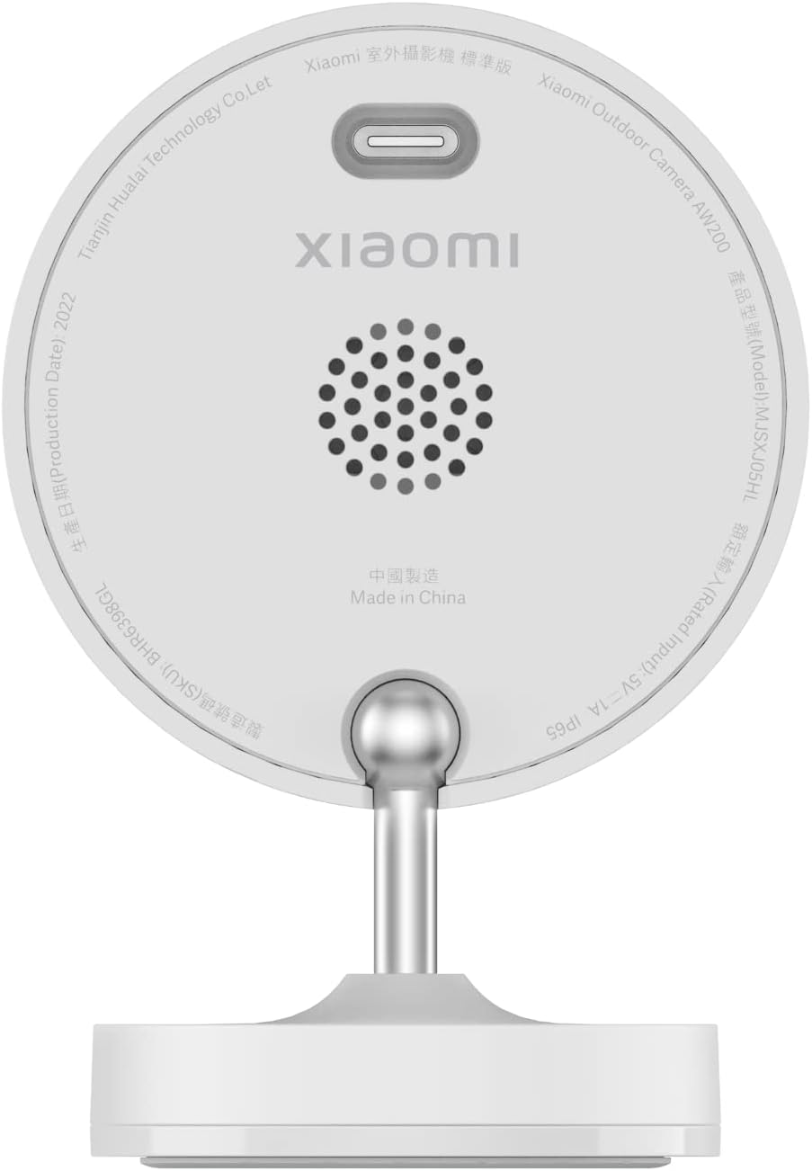 Xiaomi Outdoor Camera AW200 Weiss, Nachtsicht in Farbe, Wasser- und staubdicht, Bewegungserkennung,