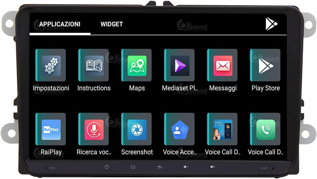 Personalisiertes Autoradio für Volkswagen Golf Sharan Tiguan Android GPS Bluetooth WiFi USB DAB+ Tou
