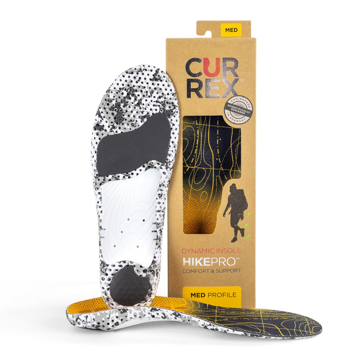 CURREX HikePro Einlegesohle – Deine neue Dimension des Wanderns. Dynamische Performance Einlegesohle