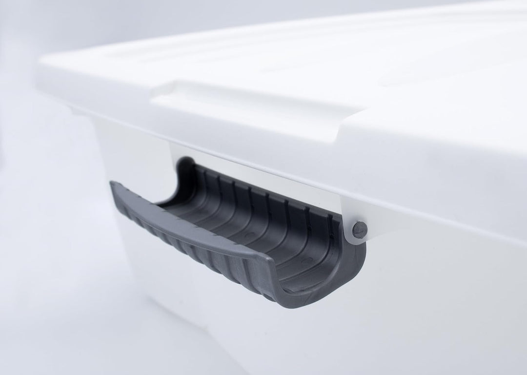 Spetebo Unterbettkommode mit Rollen 60 Liter XXL Sortiert - Betten Box Stauraum Bett