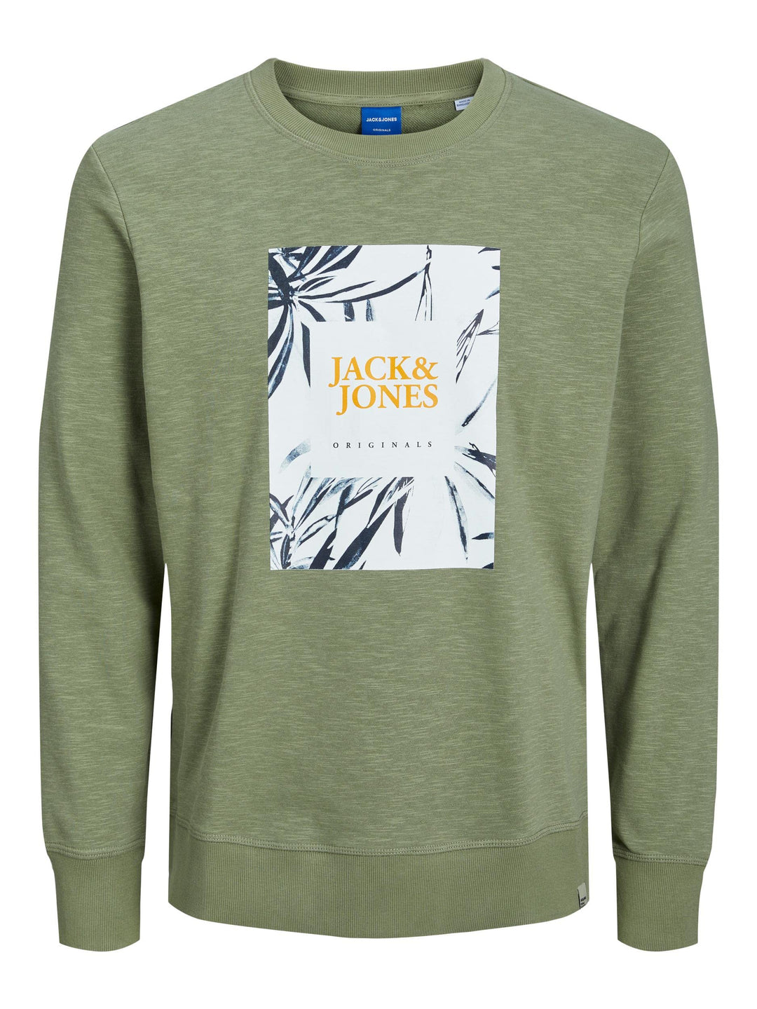 JACK & JONES Jungen Jorcrayon Sweat Crew Neck Jnr Sweatshirt 128 Oil Green, 128 Oil Green