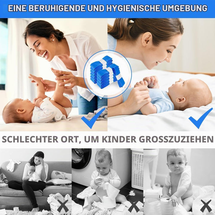 12 Stück Windeleimer Nachfüllkassetten, 4,5 M Nachfüllfolie Wickeleimer Geruchsdichte Eingedickte, N