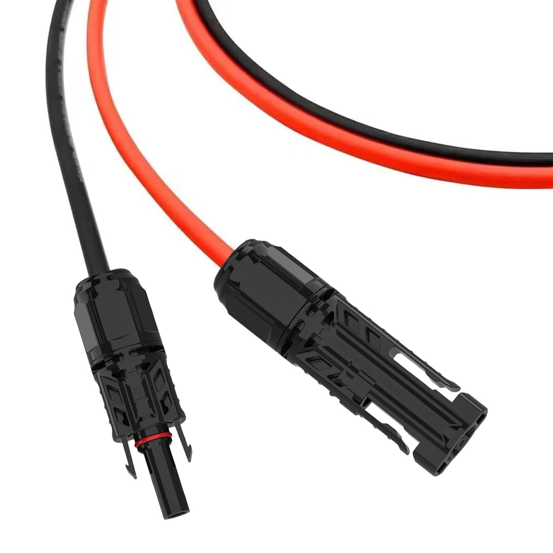Solarkabel 4mm²/6mm², Solarkabel Verlängerung 1/2/3/5/8/10/13/15M (3M-AWG12/6mm) 3M-AWG10/6mm, 3M-AW