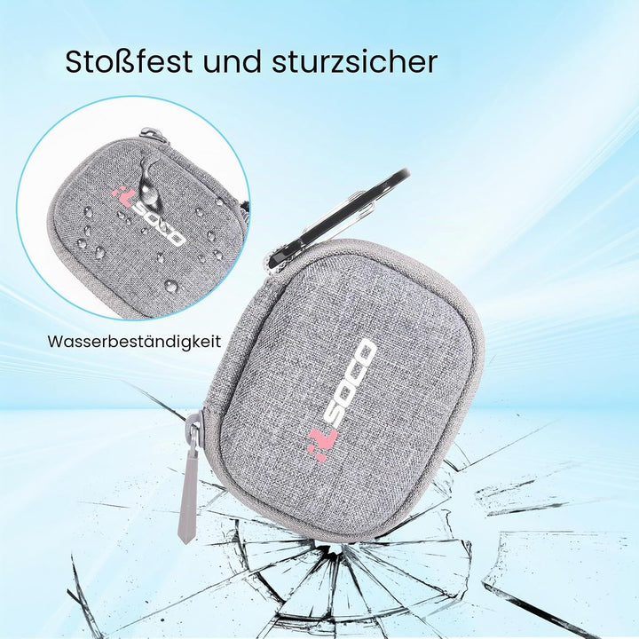 RLSOCO Tasche für SHOKZ OpenDots ONE Open Ear Kopfhörer - Grau