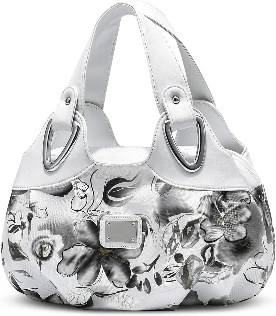 DIRRONA Damen Handtasche Schultertasche Kompakt Tragetasche Lässige Handgelenktasche Wasserdicht PU