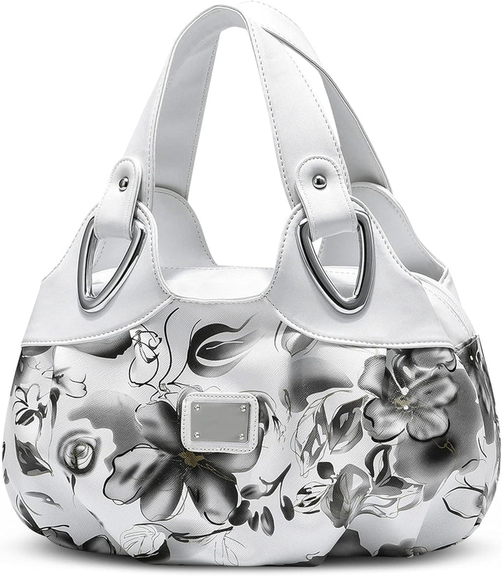 DIRRONA Damen Handtasche Schultertasche Kompakt Tragetasche Lässige Handgelenktasche Wasserdicht PU