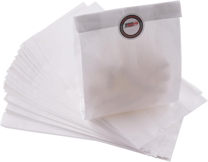 DIY-24H | Verschiedene Grössen wählbar | Papiertüten Farbe Weiss Geschenktüten Papier, Kleine Tüten