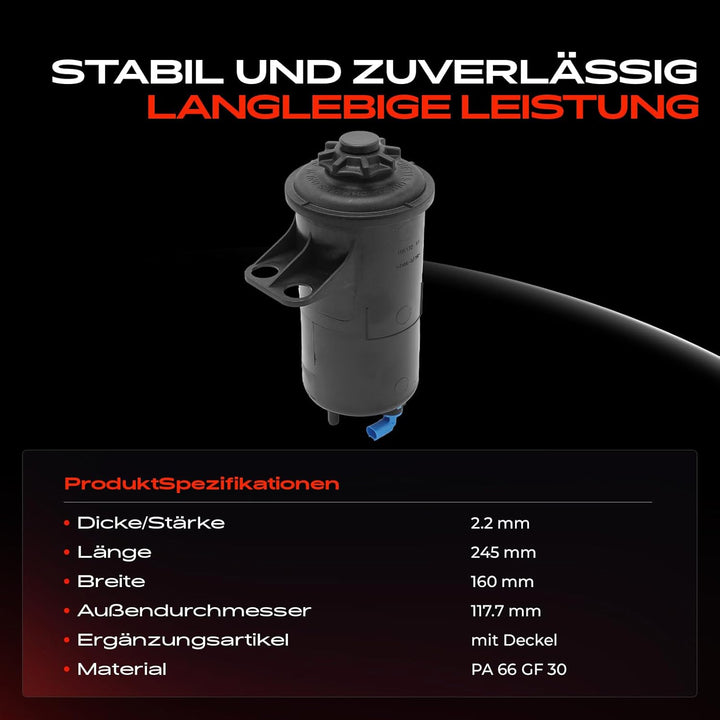 Frankberg Ausgleichsbehälter Hydrauliköl-Servolenkung für X5 E70 F15 F85 X6 E71 E72 F16 F86 2007-201