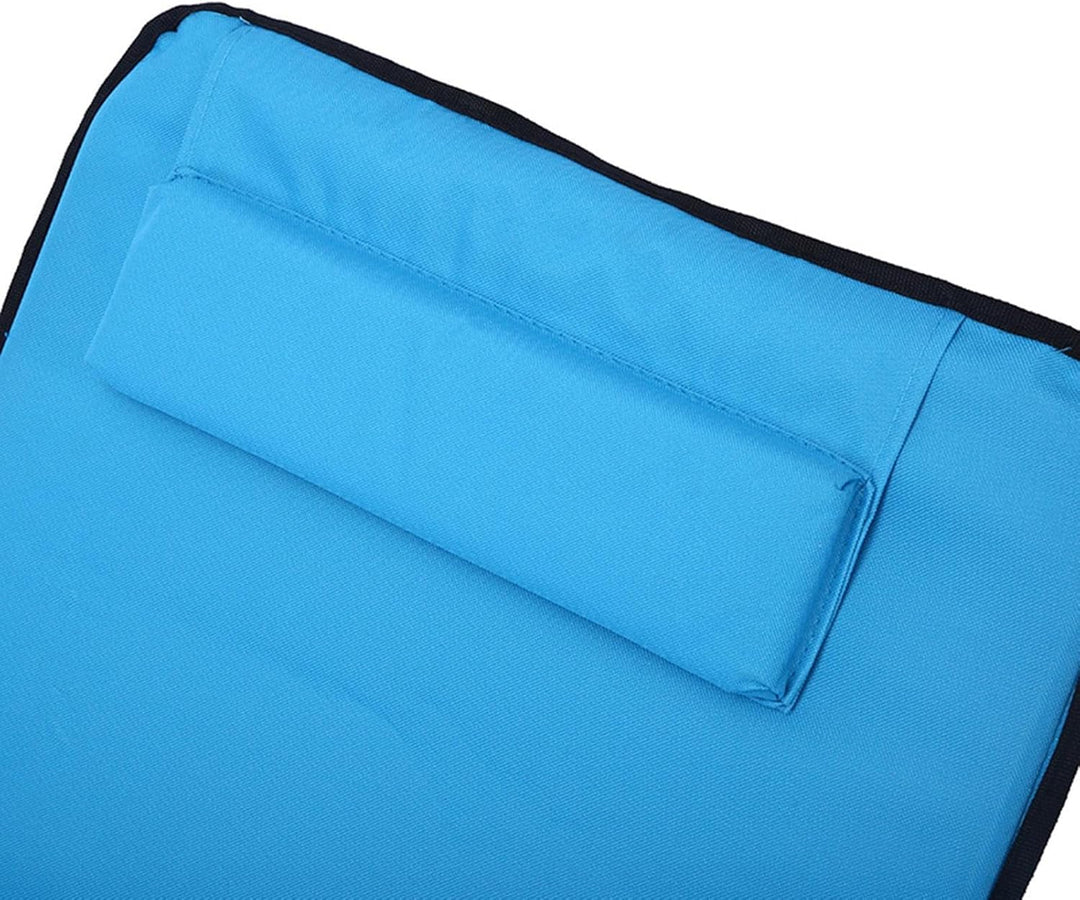2 Pcs Strandmatte Mit Rückenlehne Liegematte - Gepolsterte Klappbare Strandmatte Mit Verstellbarer R