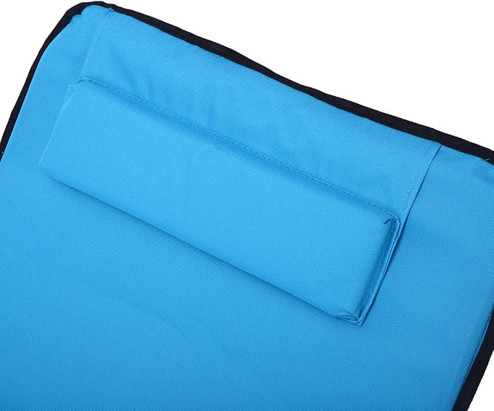 2 Pcs Strandmatte Mit Rückenlehne Liegematte - Gepolsterte Klappbare Strandmatte Mit Verstellbarer R