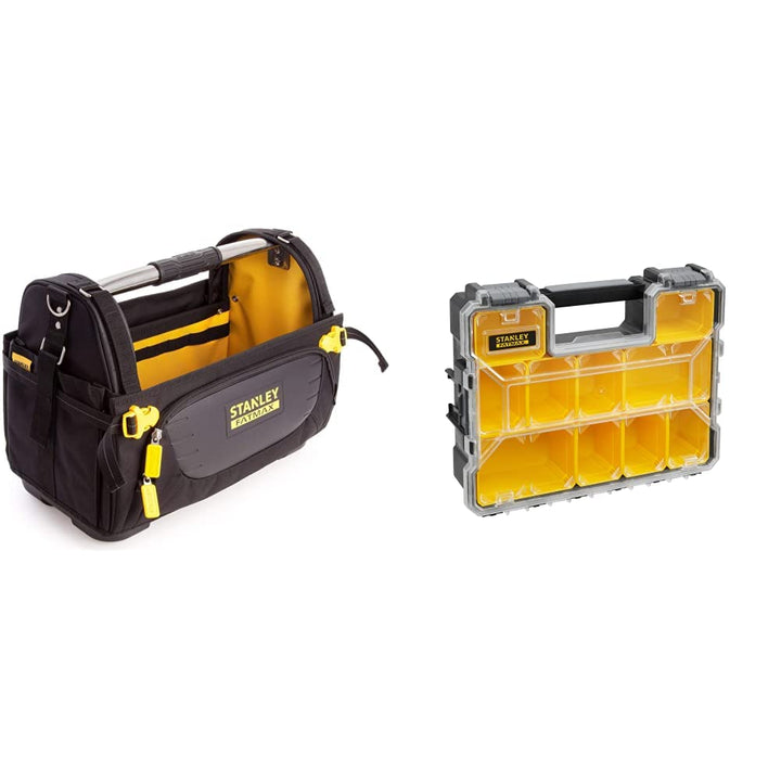 Stanley FatMax Quick Access Trage FMST1-80146 & FatMax Aufbewahrungsbox 1-97-521 Bundle mit Aufbewah