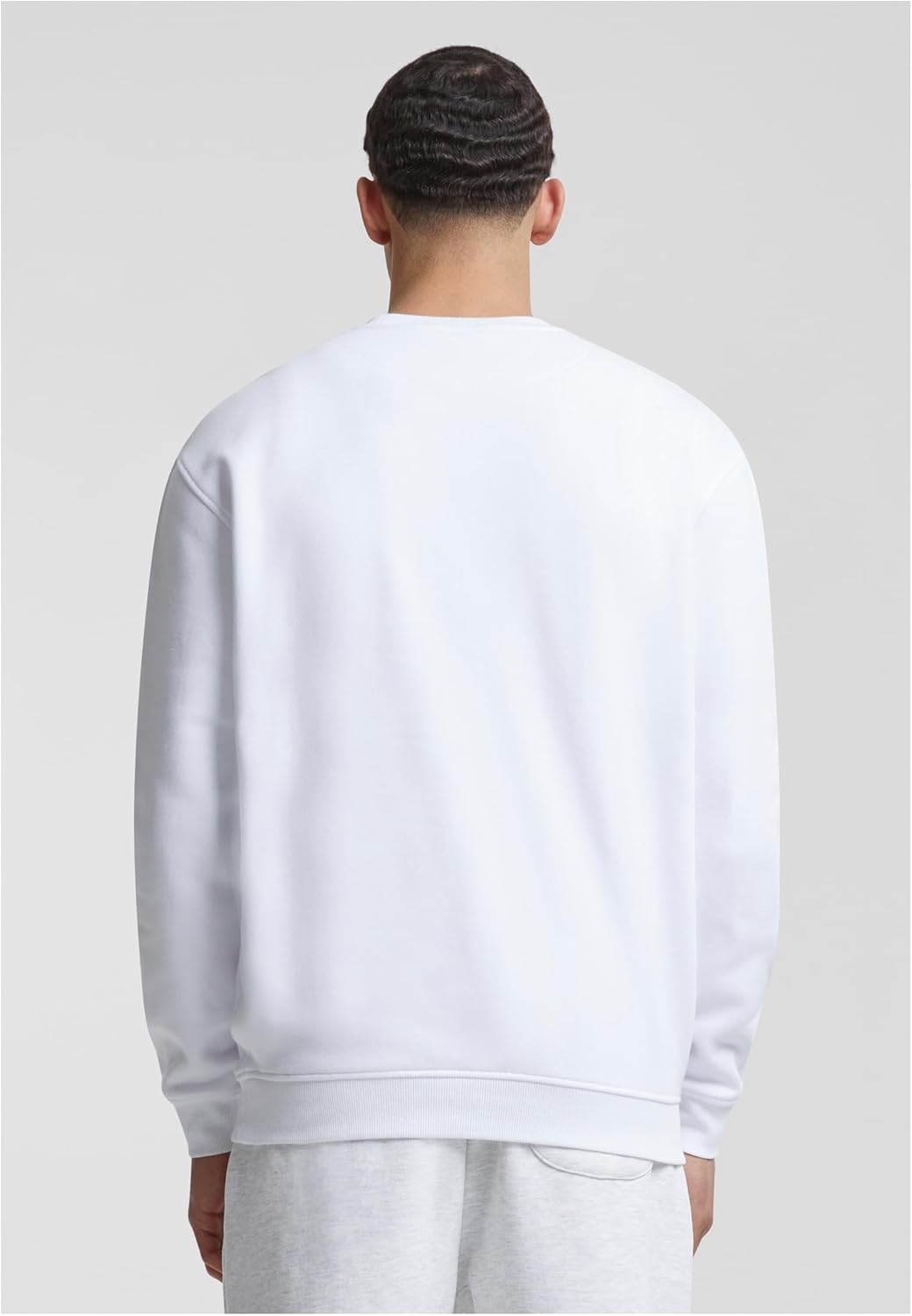 Urban Classics Herren Crewneck Sweatshirt S Weiss, S Wei&#xDF;