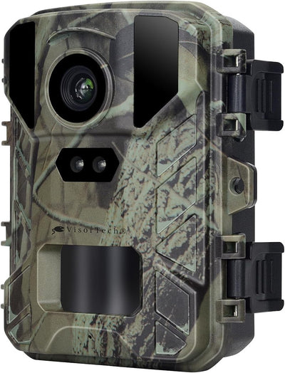 VisorTech Wildkameras: Wildkamera mit 50 MP, interpolierter 4K-Auflösung und No-Glow-IRs (Überwachun