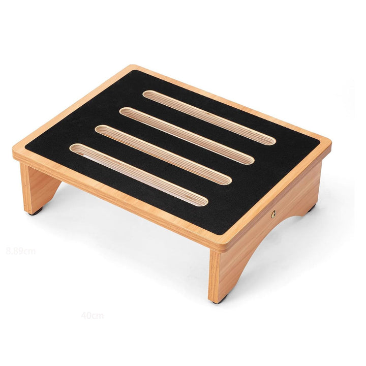 StrongTek 5" hoher Holz-Betttritthocker für Erwachsene, stabile Bett- und Duschtreppe, 200 kg Tragkr