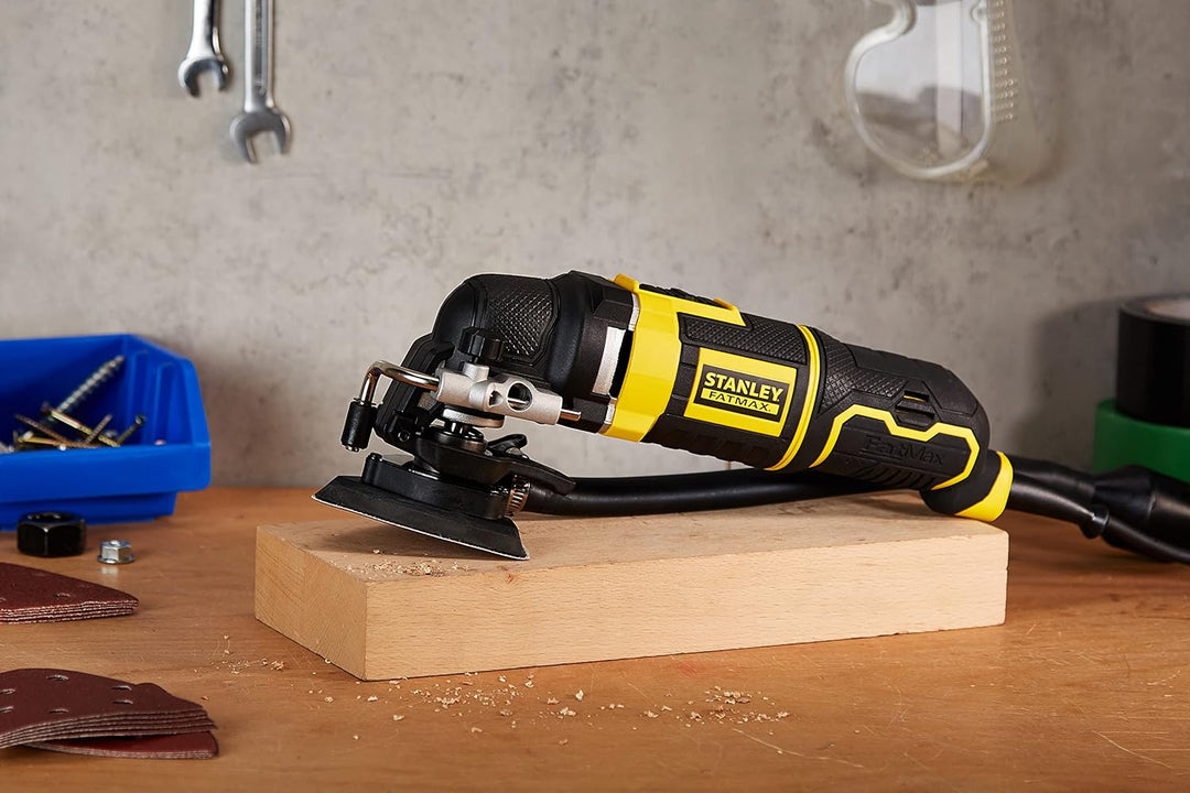 Stanley FatMax Oszillierendes Multifunktionswerkzeug FME650K (300W, stufenlose Schwingzahlregulierun