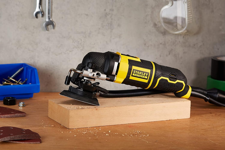 Stanley FatMax Oszillierendes Multifunktionswerkzeug FME650K (300W, stufenlose Schwingzahlregulierun