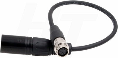 B4 ENG Objektiv-Servo 12 V Stromkabel XLR 4 Pin auf Hirose 12 Pin für Fujinon Nikon Angenieux Schnei